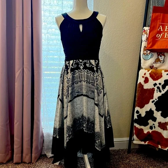 green emerald velvet dress Hardtail Handkerchief Dress Mf42 Light Denim L main image 1